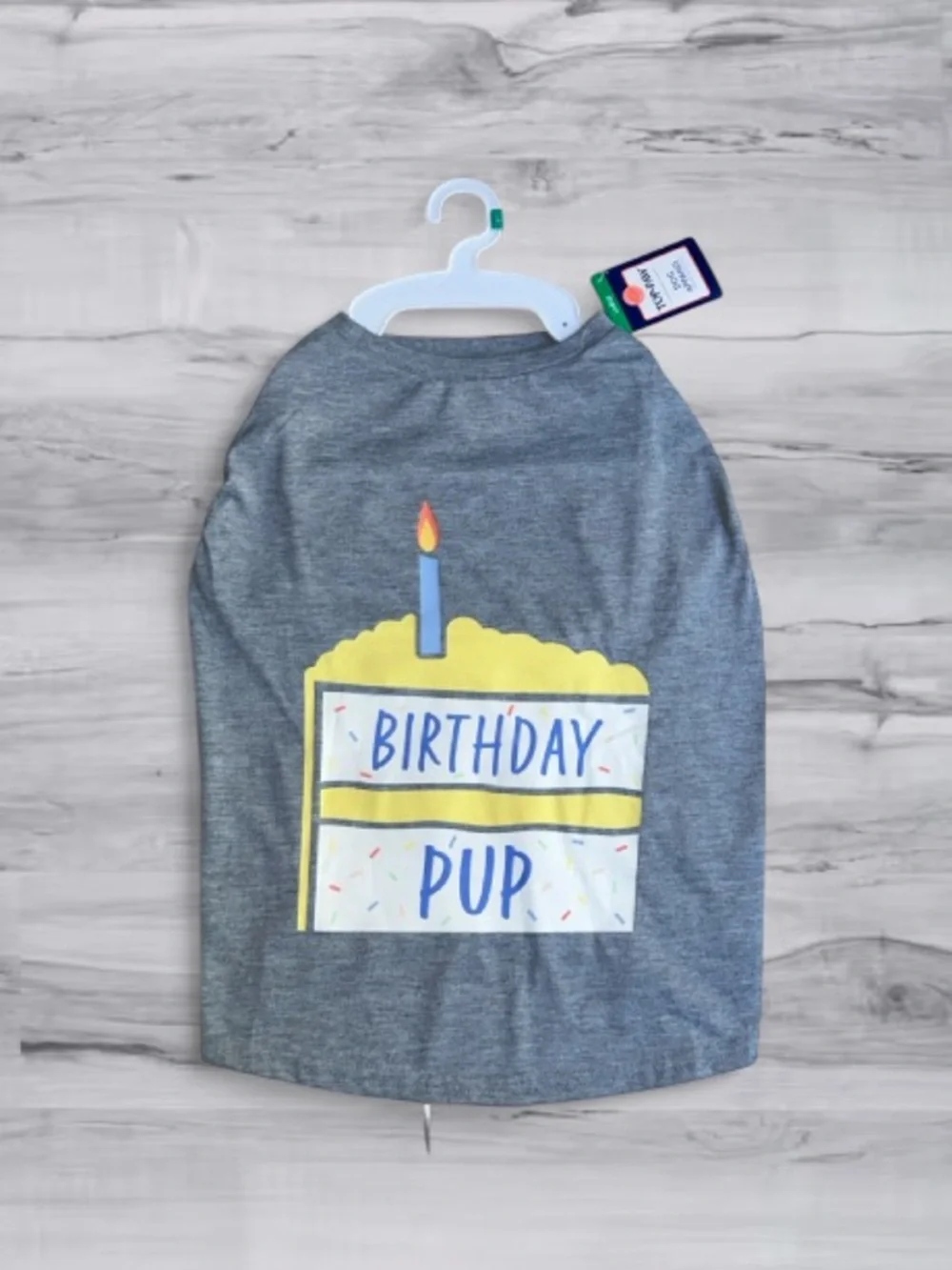 🆕🥳 Birthday Pup T-Shirt Top Paw Large NWT